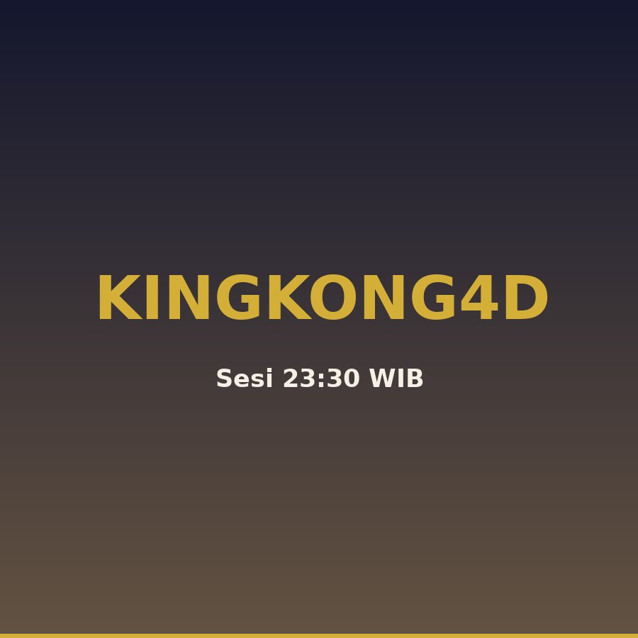 Data Master Kingkong4D 23 Pengeluaran Kingkong 30 September